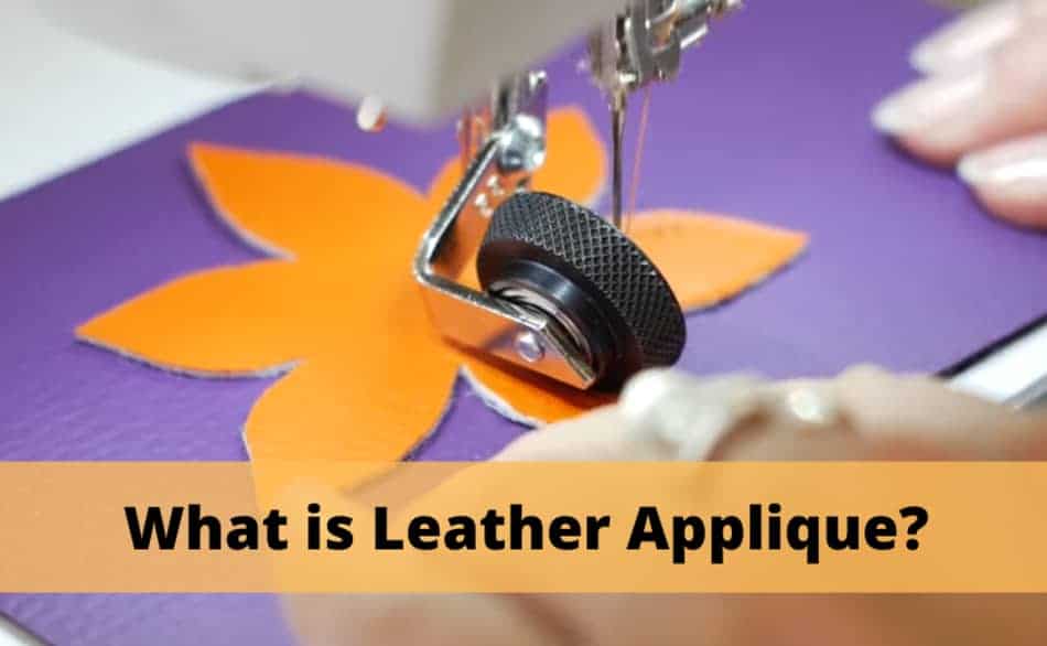 what is leather applique