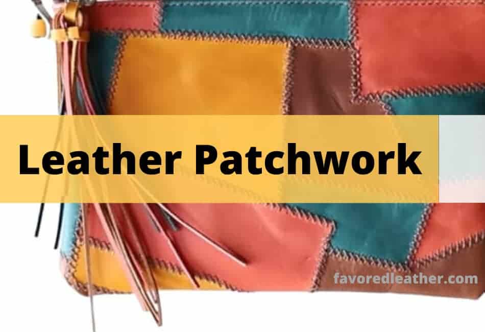 leather patchwork