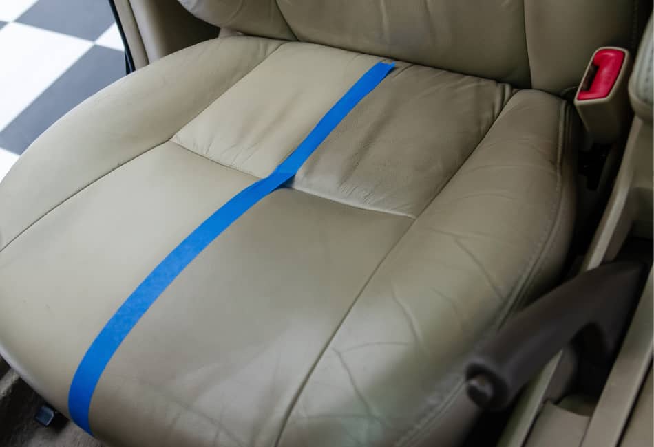 how to clean cracked leather car seats